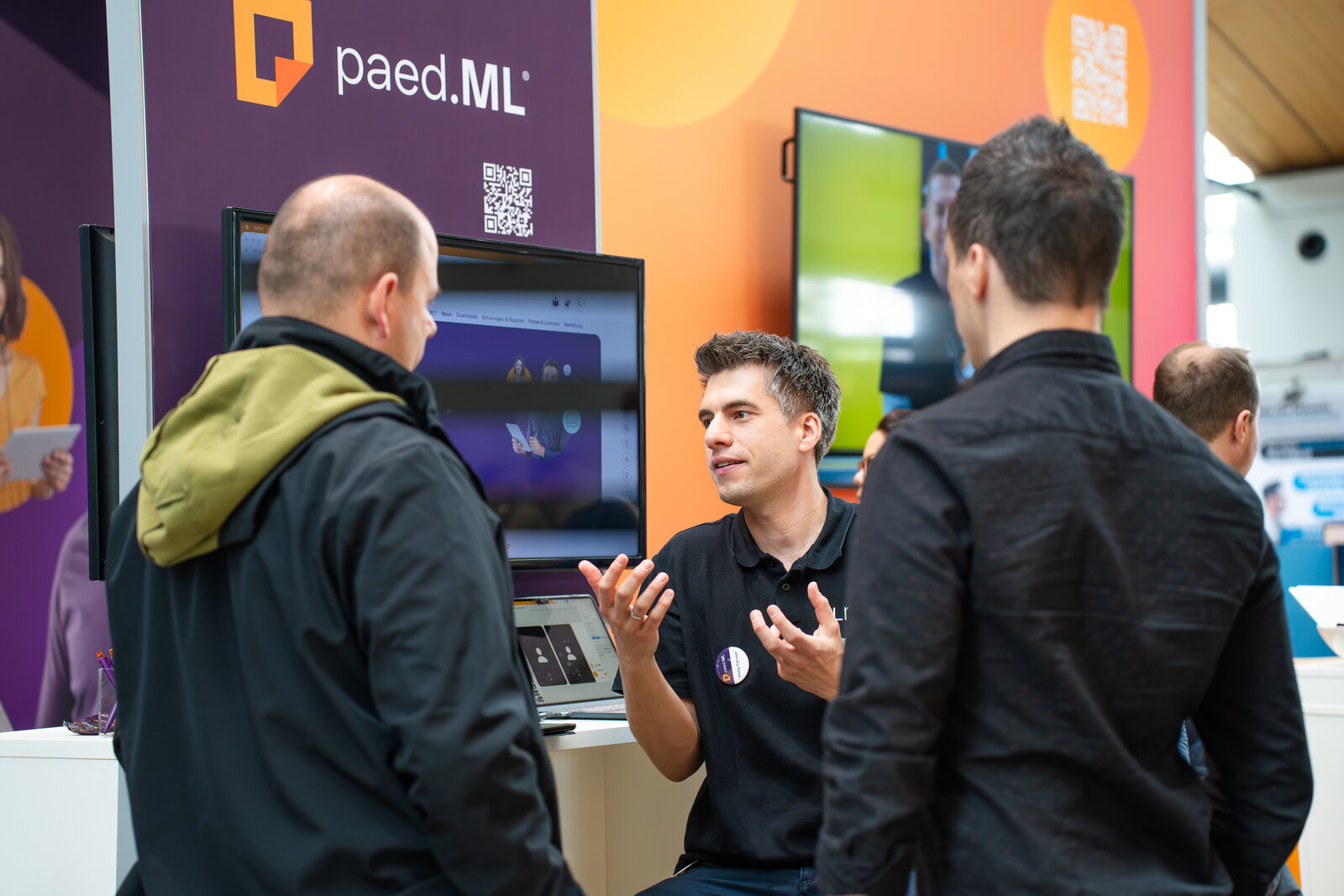 Impressionen vom paed.ML-Stand auf der Learntec 2026 in Karlsruhe  <br />
Fotos: Marlene Feller/LMZ