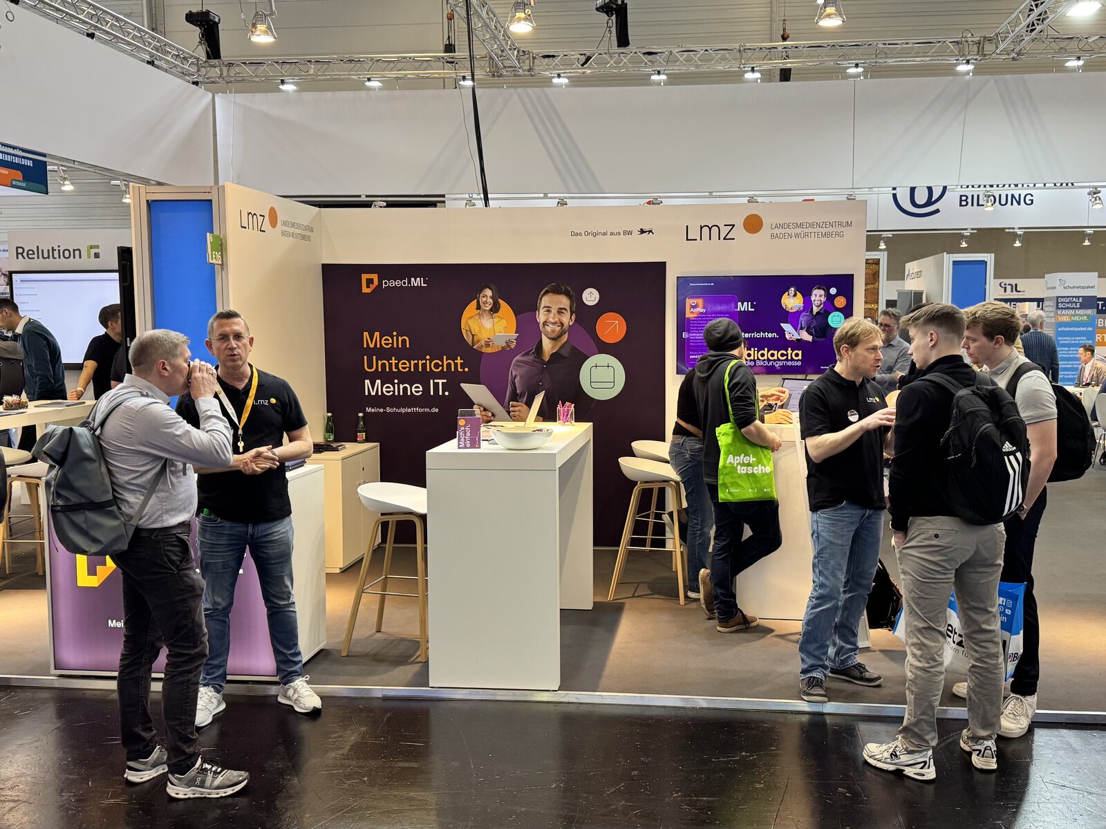 Unser paed.ML®-Stand am Gemeinschaftsstand "Bündnis für Bildung"